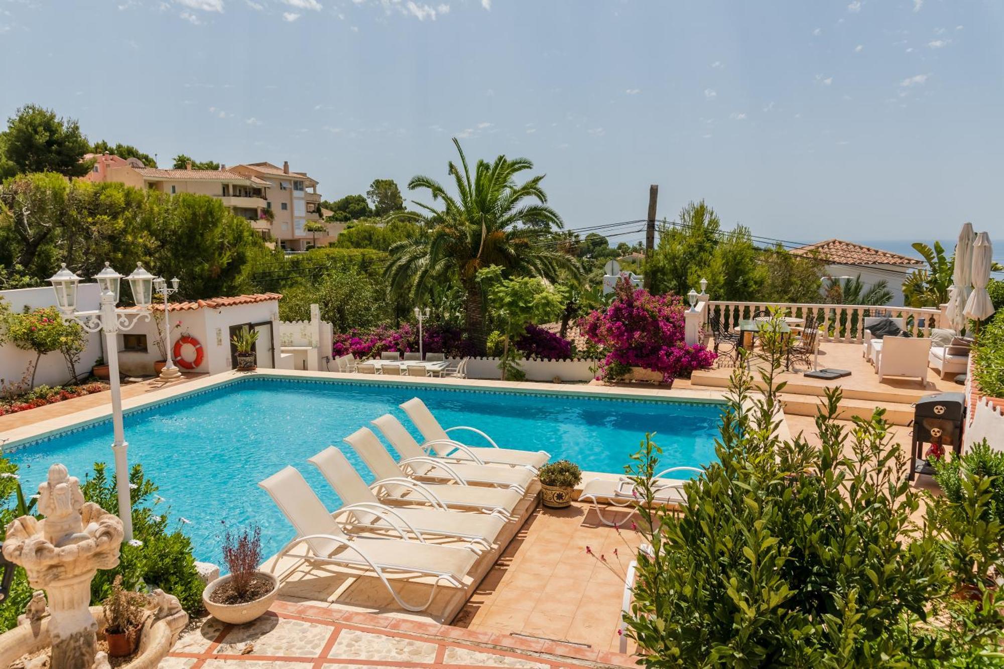 Villa Esmeralda Altea la Vieja Bagian luar foto