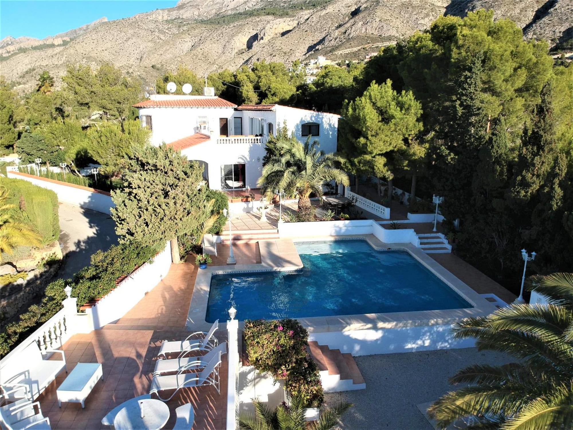 Villa Esmeralda Altea la Vieja Bagian luar foto