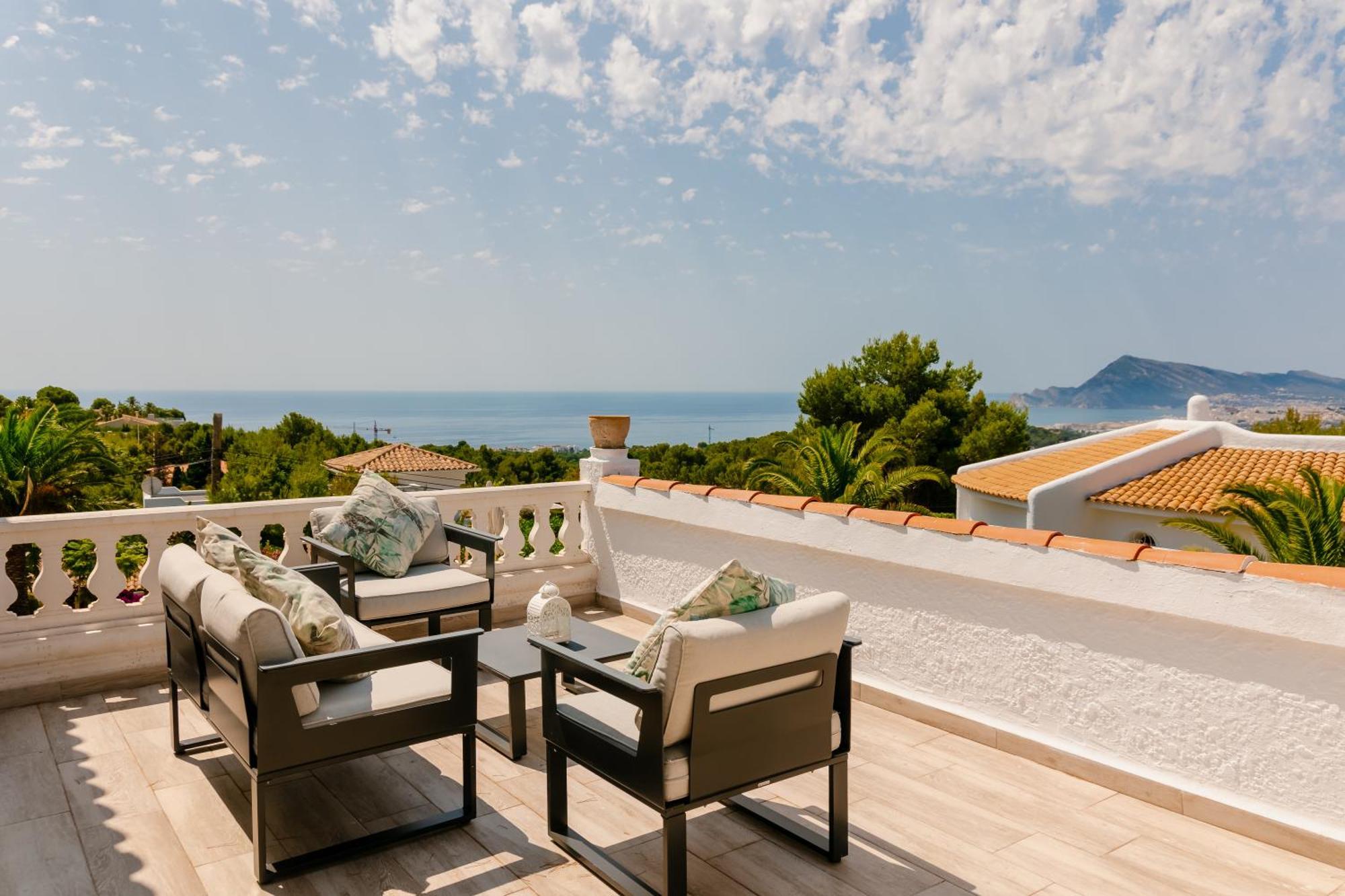 Villa Esmeralda Altea la Vieja Bagian luar foto