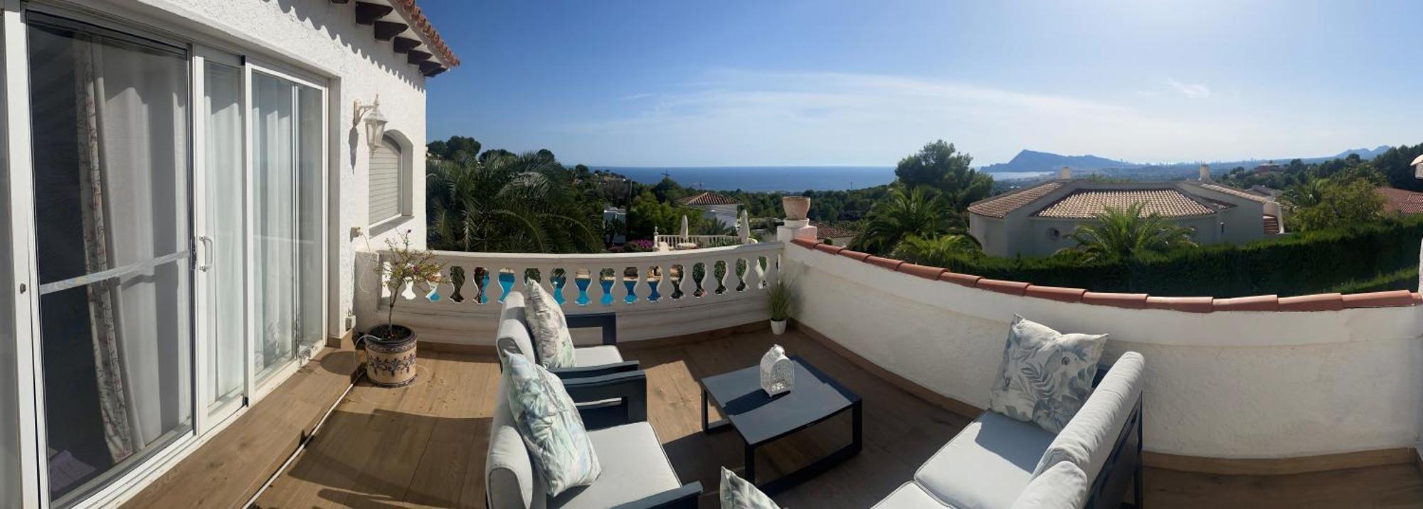 Villa Esmeralda Altea la Vieja Bagian luar foto